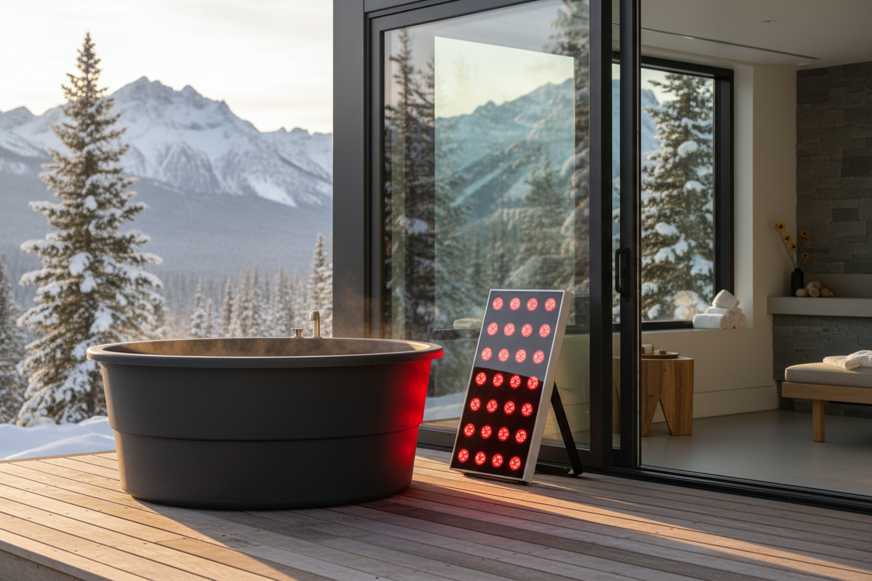 Slideshow 2 - Outdoor Cold Plunge + Red Light Therapy